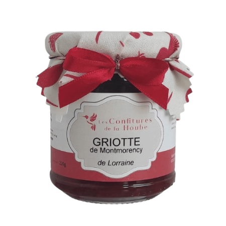 Confiture Griotte de Montmorency de Lorraine 220gr Les Confitures de La Hoube