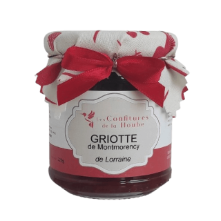 Confiture Griotte de Montmorency de Lorraine 220gr Les Confitures de La Hoube