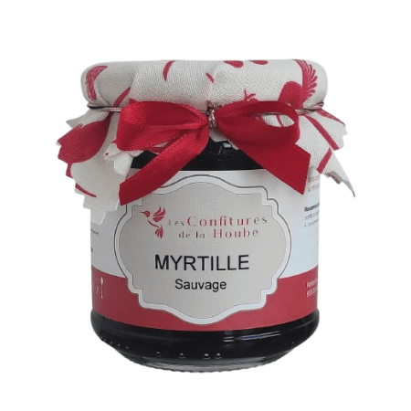 Confiture Myrtille sauvage 220gr Les Confitures de La Hoube