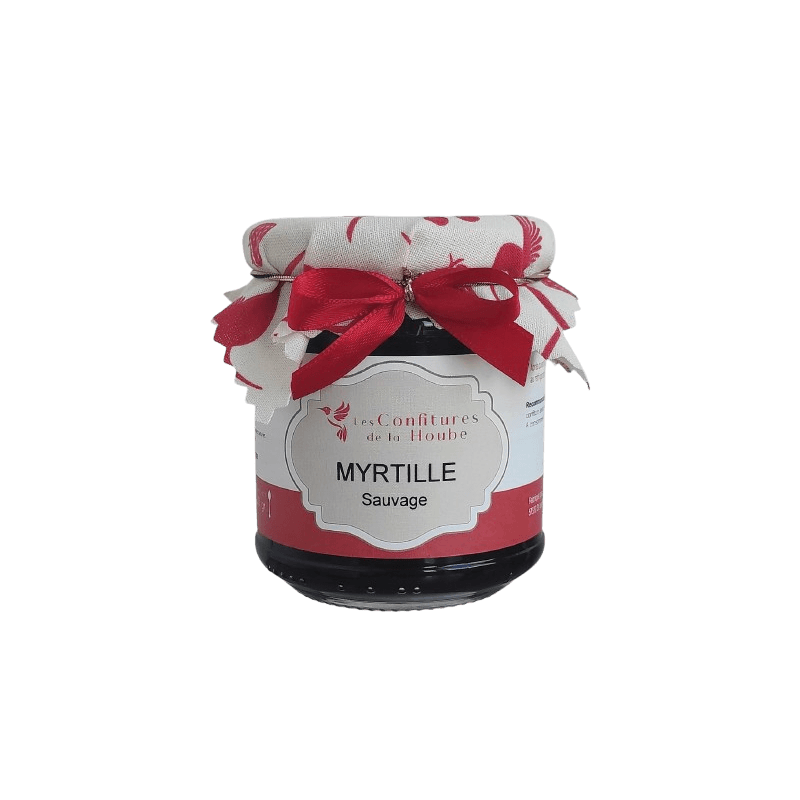 Confiture Myrtille sauvage 220gr Les Confitures de La Hoube