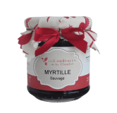 Confiture Myrtille sauvage 220gr Les Confitures de La Hoube