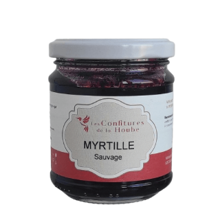 Confiture Myrtille sauvage 220gr Les Confitures de La Hoube