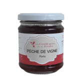Confiture Pêche de Vigne Porto 220gr Les Confitures de La Hoube