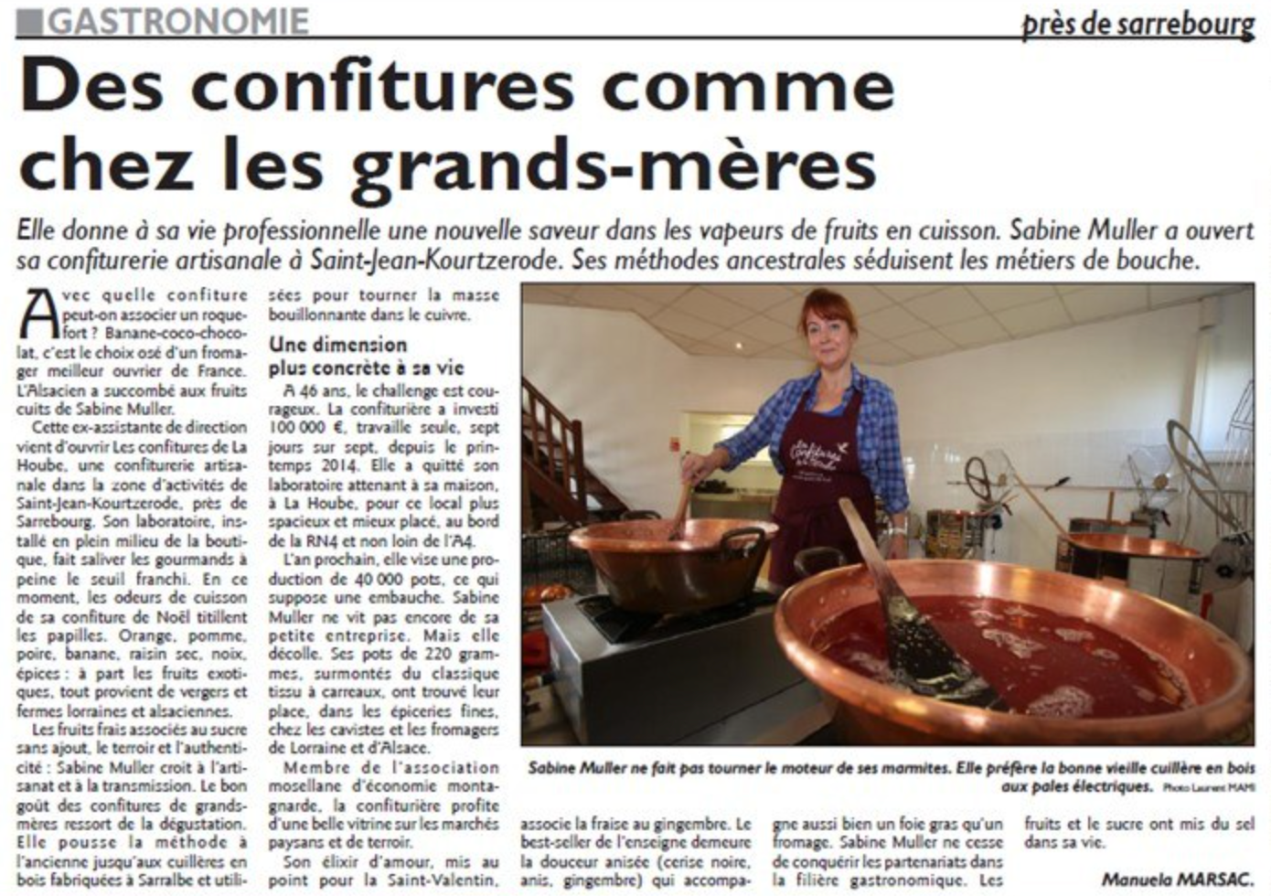 article RL confiture grand mère bio LCDLH chaudron gourmandise speciales chutney gelée